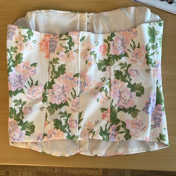 NWT Zara Floral Corset Top - Picture 9 of 11